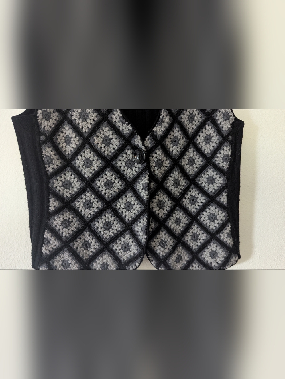 Talbots Black Ribbed Merino Wool Sweater - Picture 5 of 8